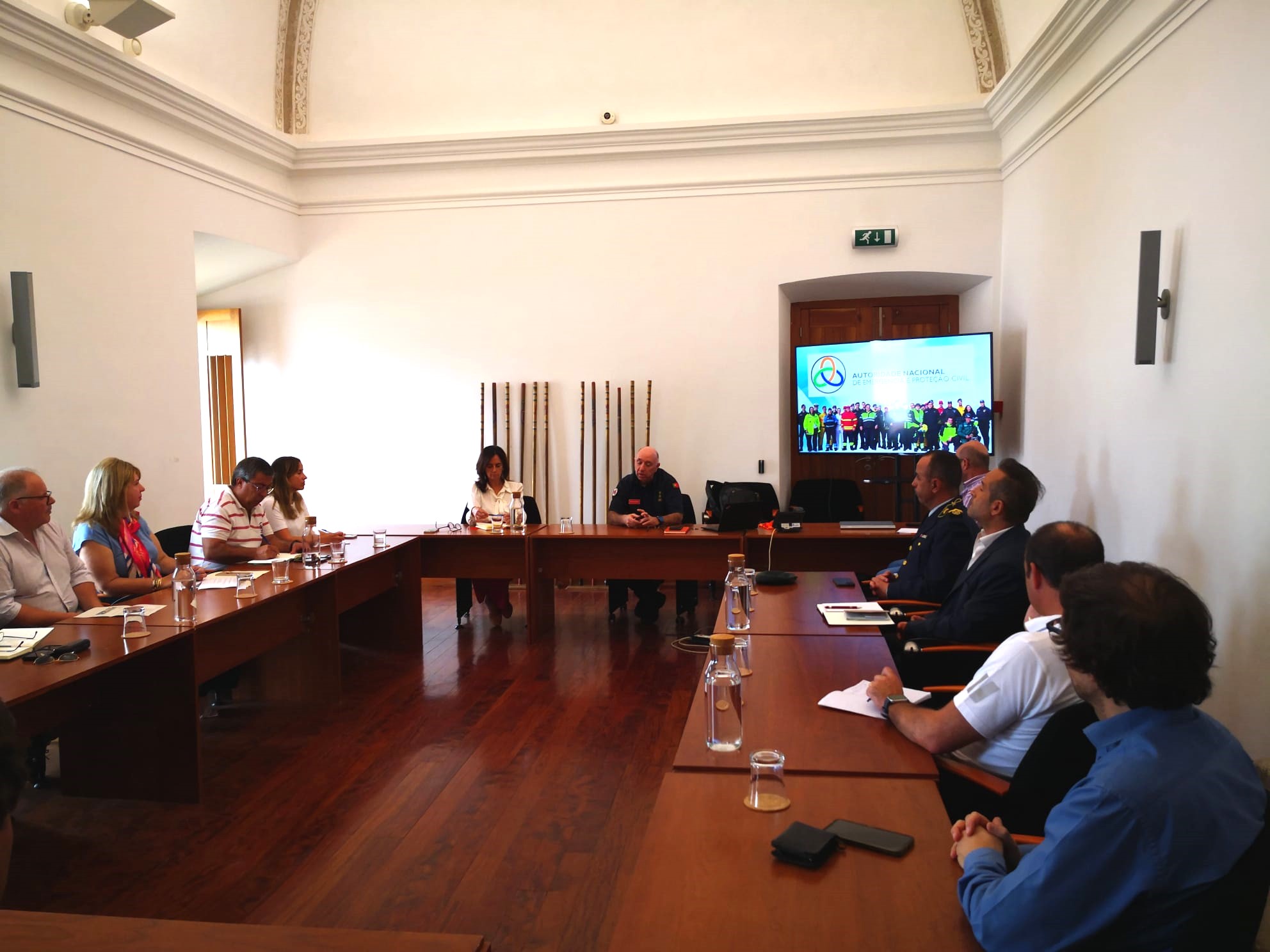 Reunião da Comissão Distrital de Proteção Civil de Portalegre decorreu nos Paços do Concelho